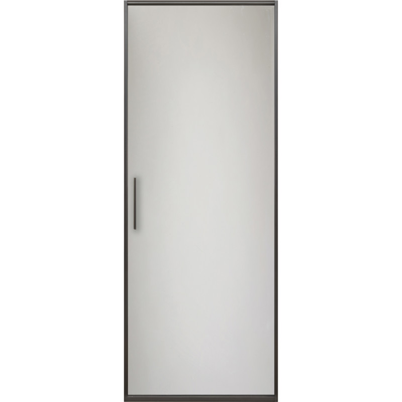 Aluminium doors with transparent glass
