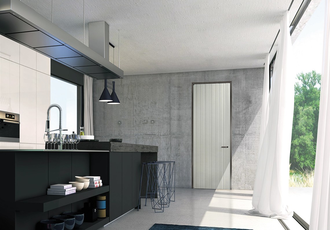 Porta Moderna a battente Bellunato Collection